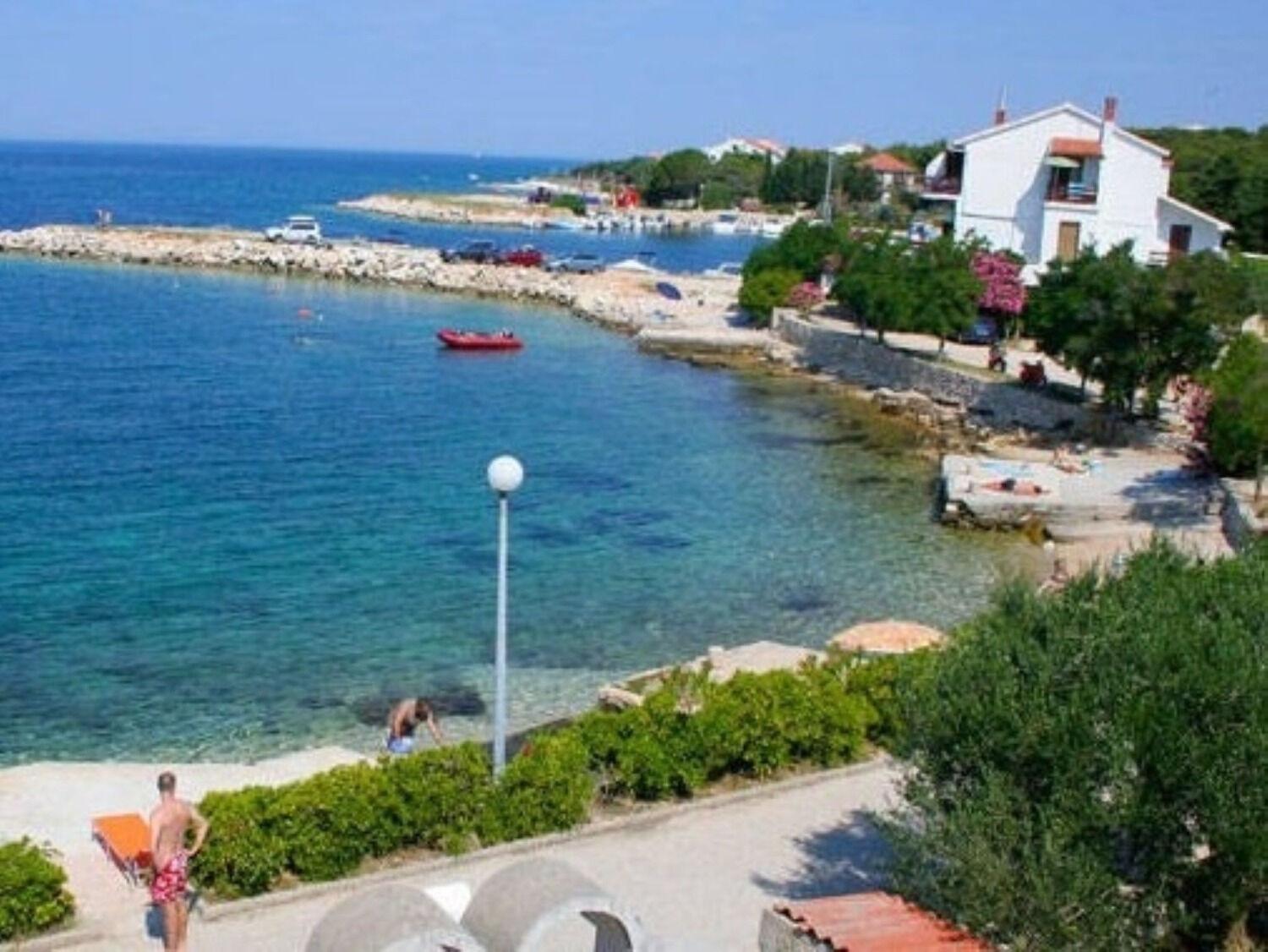 Apartments Milja - 10 M From Sea Mandre Dış mekan fotoğraf